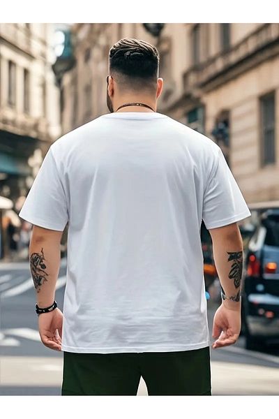 PENTHİLUS طقم تيشيرت صيفي رجالي بطبعة هاواي مريح بياقة دائرية من البوليستر رياضي كاجوال مقاس كبير