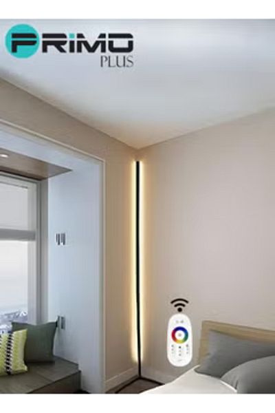 Primo Plus Remote Control LED Light Corner Lamp Multicolour 55x13.78inchRemote Control LED Light Corner Lamp