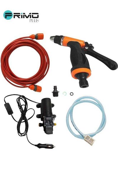 Primo Plus 12-Volt Car Wash Washing Machine Cleaning Electric Pump