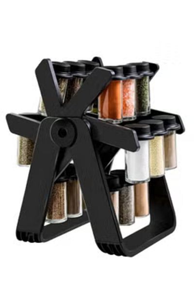 Primo Plus Rotating Rack For Organizing Spices, Consisting Of 18 Containers With A Capacity Of 100 Ml