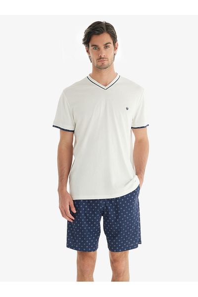 Blackspade Ανδρικό Σετ Πιτζάμες 40712 - Λευκό