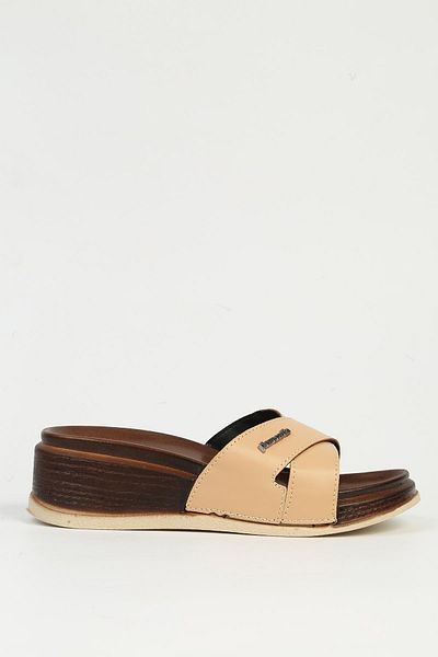 Pierre Cardin ® |   PC-7423 - 3485 Μπεζ γυναικείες παντόφλες