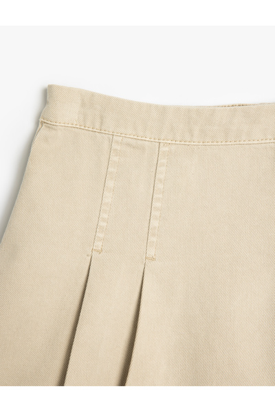 Koton Pamut redős részletes miniszoknya