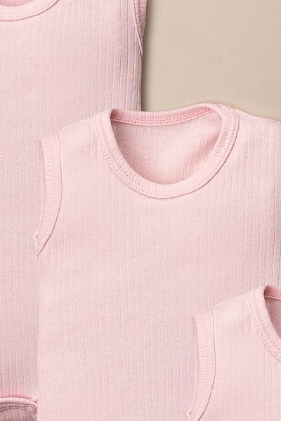 Mai Perla Organic Cotton 3-Piece Body Set with Snaps at the Bottom