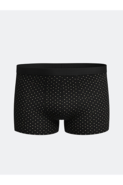 LC Waikiki Siyah Standart Kalıp Pamuklu Esnek Erkek Boxer 5'li