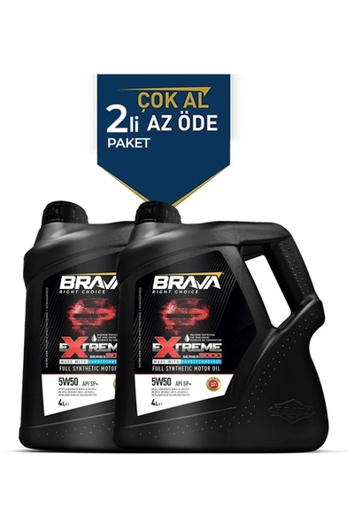Brava EXTREME 9000 5W50 2X 4 LT MOTOR YAĞI