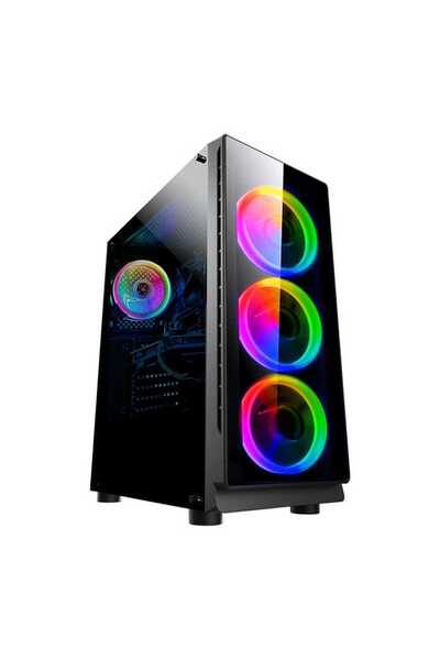 TURBOX Tx500 i7 4770 16GB Ram 256GB SSD 4GB R7 240 23.6 100Hz Curved Oyun Hazır Sistem