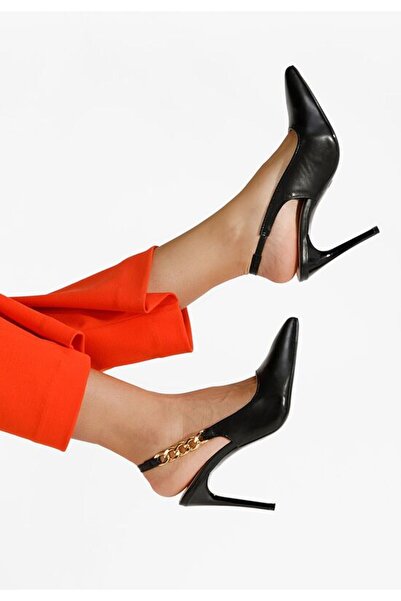B T Shoes Ελέμια Μαύρες Κομψές Γόβες