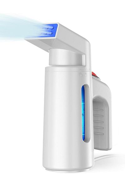 COOYA Steam Iron, 180ML Portable, Upgrade Double Row Vertical Steamer Clothing, for Home Office, White