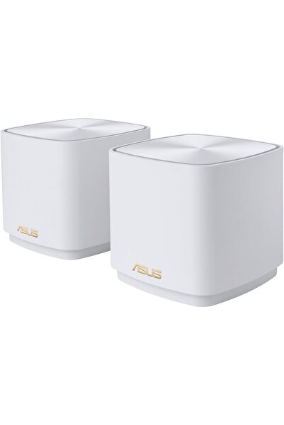 ASUS جهاز توجيه ZenWiFi XD5 AX3000 WiFi 6 Mesh (عبوة من قطعتين باللون الأبيض)...