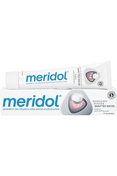 Genel Markalar Meridol Diş Macunu, Yumuşak Beyaz, 75 Ml, Antibakteriyel Etki,...
