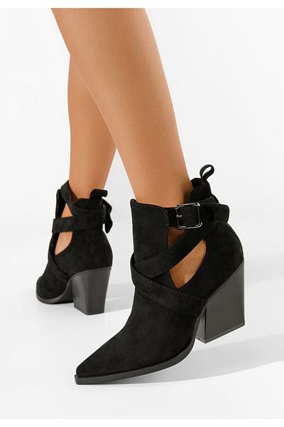 B T Shoes Rayana black autumn ankle boots
