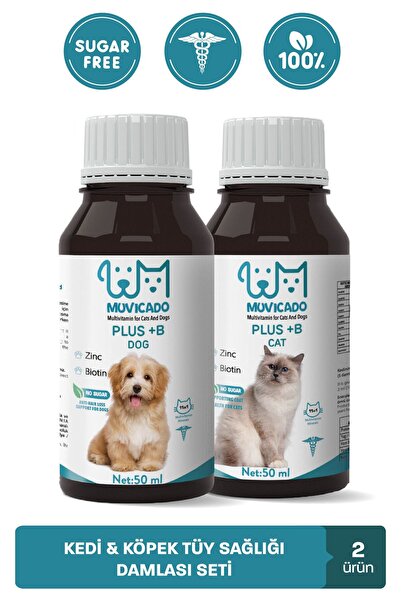 muvicado Kedi Köpek Tüy Döküm Dökülmesi Önleyici Engelleyici Damla Kediler Kö...