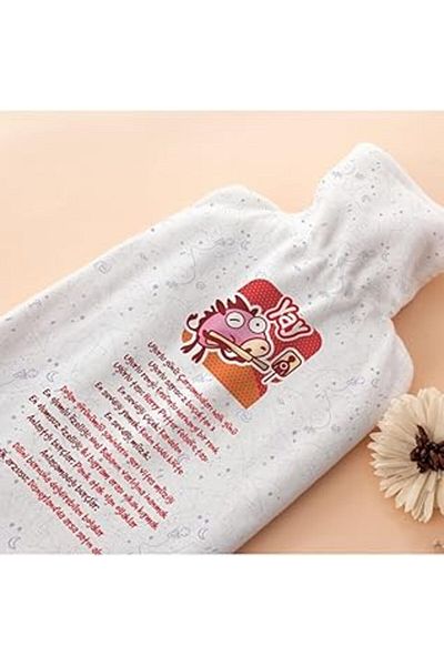 shop Giftsepeti هدية لعلامات زودياك القوس كيس الماء الساخن الفكاهي - ثيرموفور مع غطاء تصميم - حرارة القدم اليدوية
