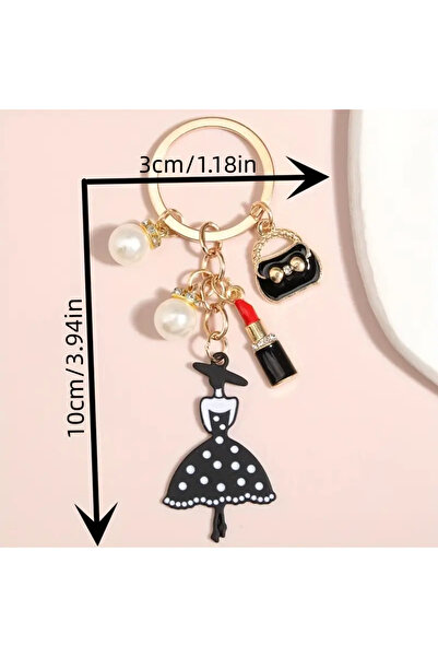 Halımax Stylish Women's Lipstick and Gift Bag, Car Ornament Charm