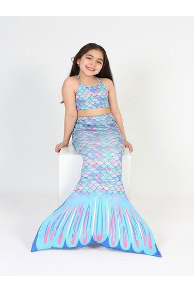 EFSACE Mermaid Costume Swimsuit 3 Piece Set