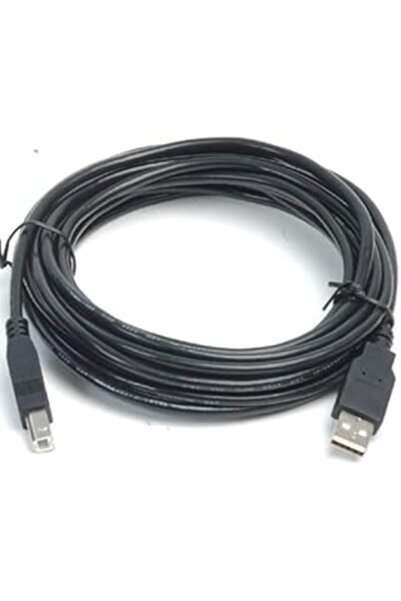 NZM TİCARET كابل توصيل الطابعة USB من ألفيس 4913، أسود، 5 متر