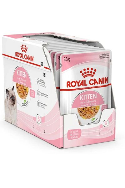 Royal Canin Kitten Wet Gravy Food Brown 85grams x 12