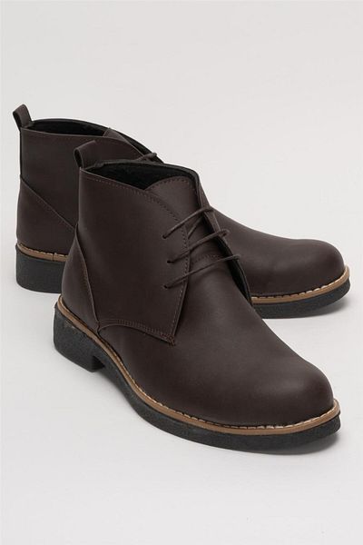 Liger Classic Lace-Up Ankle Men's Boots Brown