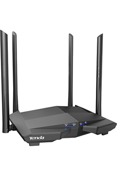 Tenda راوتر واي فاي AC1200-2.4 جيجاهرتز/5 جيجاهرتز ثنائي النطاق جيجابت إنترنت لاسلكي، 1000 ميجابت في الثانية WAN/LAN Po