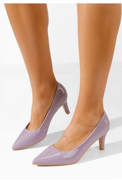 B T Shoes Pantofi Cu Toc Mic Corvina V2 Mov