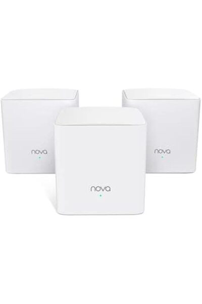 Tenda مجموعة MW5 AC1200 لشبكة WiFi المنزلية بالكامل - مجموعة من 3 قطع