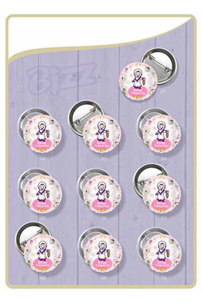 B Ajans Bizz Ramazan - Oruç Tutuyorum Rozeti -04  (TOPLAM 10 PARÇA)