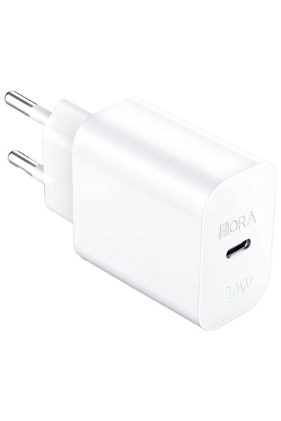 1HORA PD20W Hızlı Şarj Aleti - Type-C Adaptör - Hızlı Şarj - Telefon ve Table...