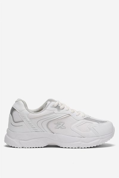 Liger Unisex Λευκά Ασημί Αδιάβροχα Αθλητικά Παπούτσια