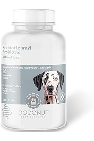 Naturaflora Köpek Probiyotik Ve Prebiyotik Besin Takviyesi, 60 Tablet