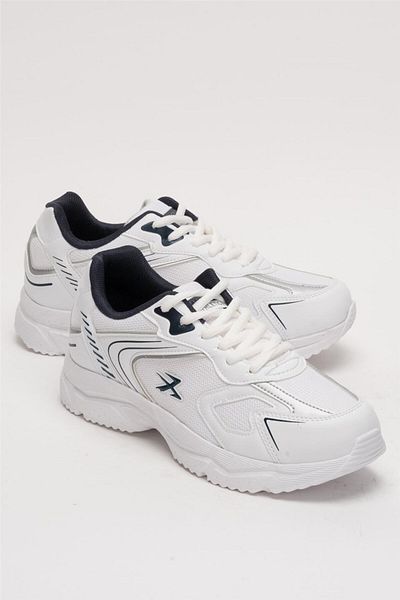 Liger Unisex Navy Blue and White Water Repellent Sneakers
