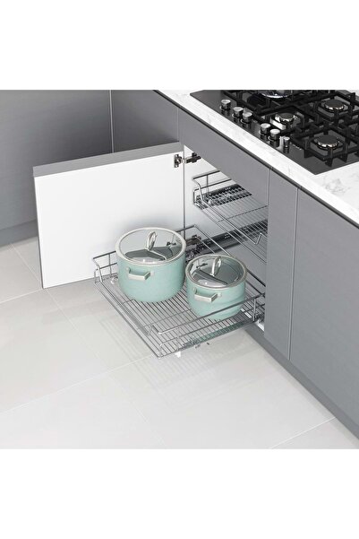 STARAX Bağımsız Çift Açılım Gizli Raylı Çekmece 50 Kapak