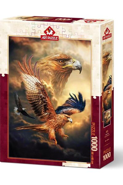 Tıfıl Toys Eagle Sky - 1000 Piece Monoblock Painting Puzzle