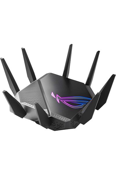 ASUS ROG Rapture GT-AXE11000 Tri-band WiFi 6E Extendable Gaming Router, 4G 5G Router Replacement, 6G