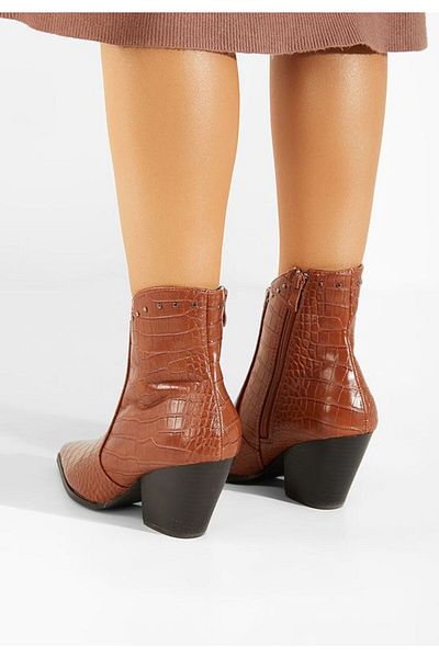 B T Shoes Ciocate dama camel Thera