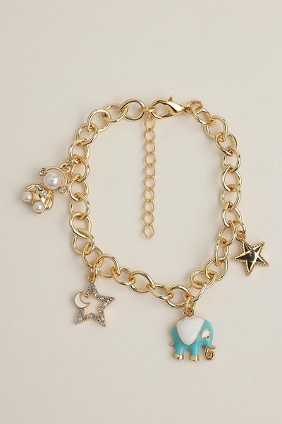 Modex Elephant Star Child Figured Chain Bracelet (17+5cm)
