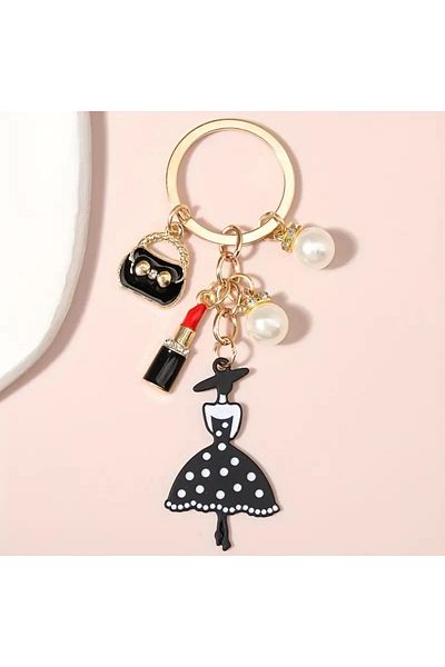 Halımax Stylish Women's Lipstick and Gift Bag, Car Ornament Charm