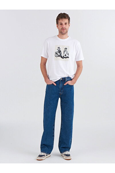 GAP Erkek Mavi Loose Washwell™ Jean Pantolon