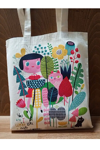 Cemira Design Art Kalın Kanvas, Rips Tote Bag Bez Çanta, Pinterest Çanta, Kitap Çantası, Y2k Çanta