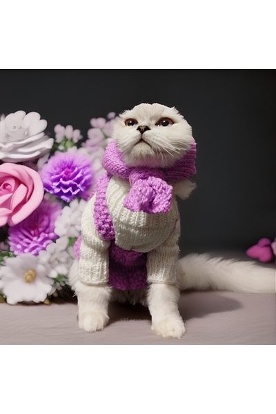 Lady Fify Wool Tongs Costume for Cat Dog