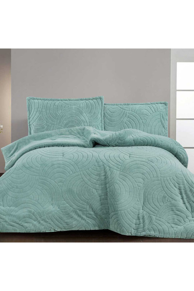 Alhabib bedding مفرش كولمبوس شتوي فاخر مزدوج فرو  تيفاني عدد القطع 4