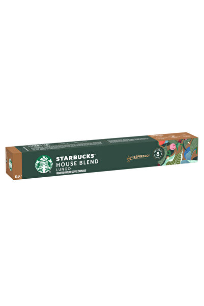 Starbucks Nespresso Uyumlu Kapsül By Nespresso House Blend Kapsül Kahve 10 X 10 adet