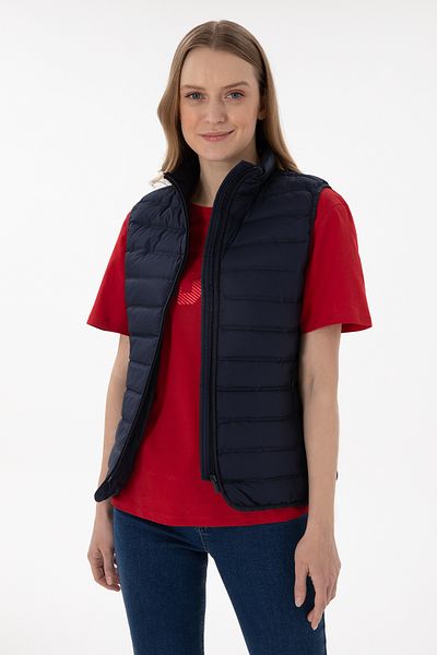 U.S. Polo Assn. Women's Navy Blue Vest 50299178 -Vr033