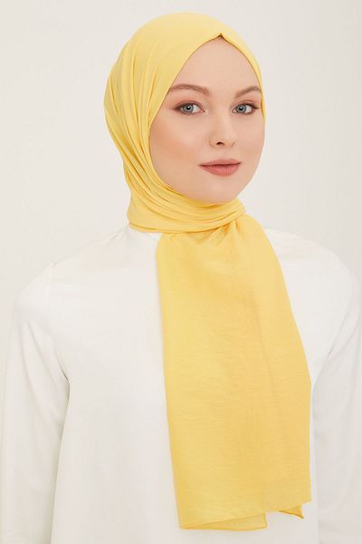 Armine Trend Natural Soft Shawl 66 Yellow Solid Color