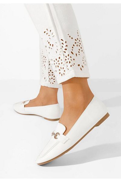 B T Shoes Mocasini dama eleganti albi Acuna