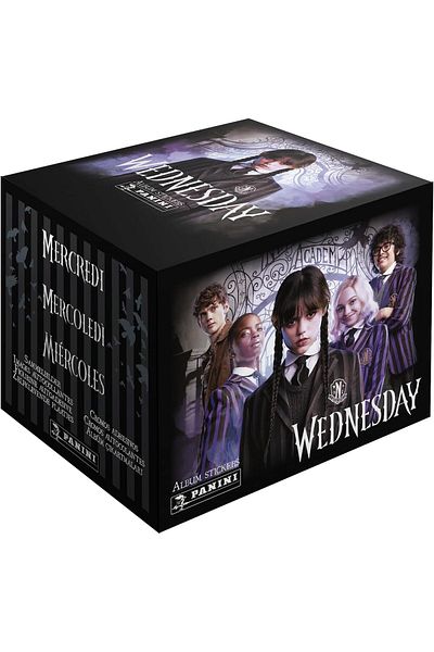 Panini Wednesday Sticker Collection X36 Packs Box Sticker Sticker Label