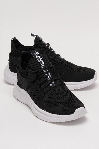 Liger Pantofi de mers sport damă NEGRU - ALB