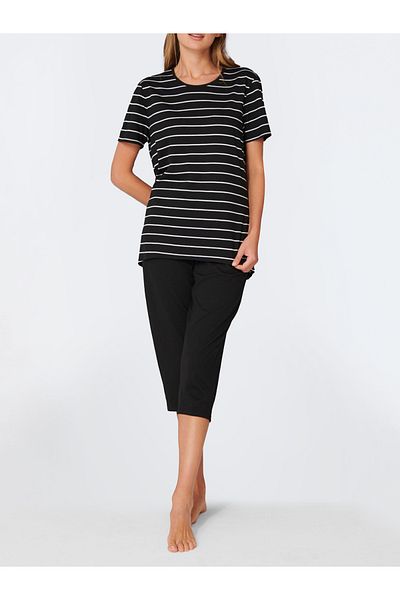 Schiesser Schlafanzug 95/5 Schlafanzug Pyjama Schlafmode Bequem