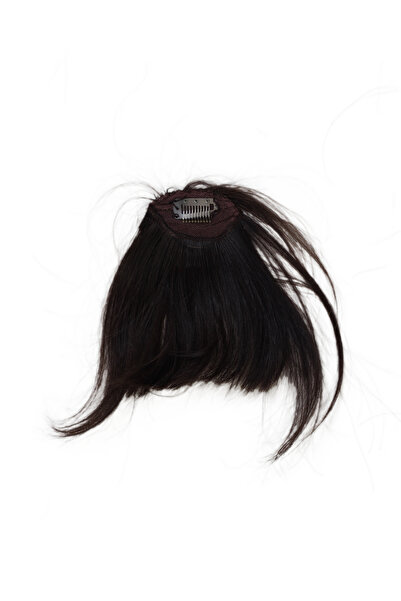 AYTUĞ PERUK Doğal Türk Saçı Kakül - Kestane