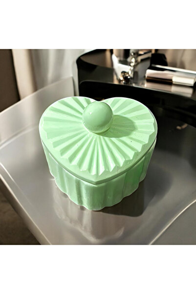 Home Heart Shaped Jewelry Box Organizer – 8X7X4 cm Jewelry and Accessories Storage Container